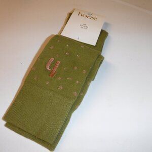 HORZE JORDIS GLITTER WINTER KNEE SOCKS, NEW!!